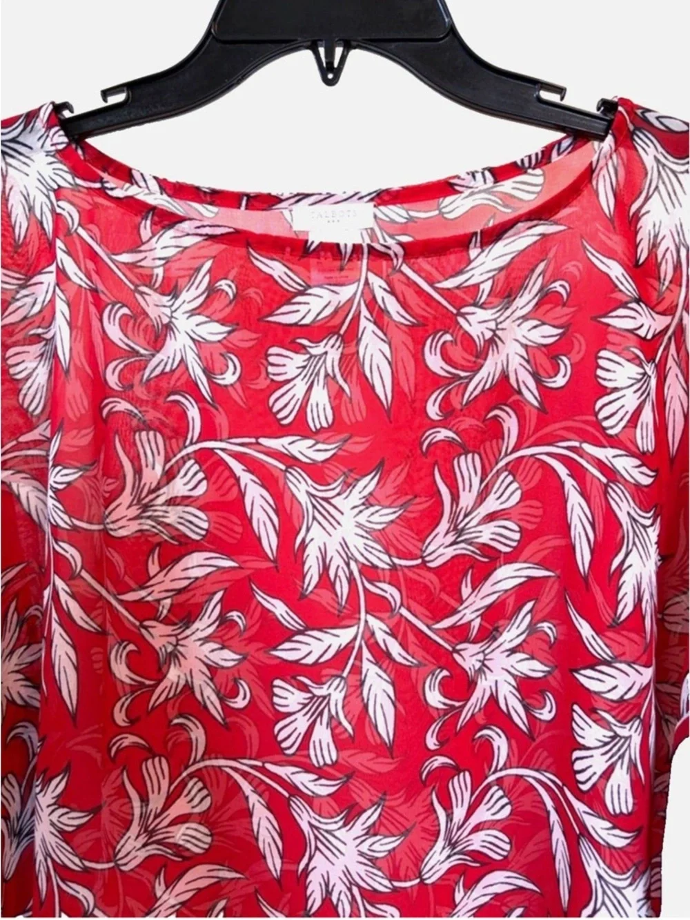 Talbots sheer poncho
